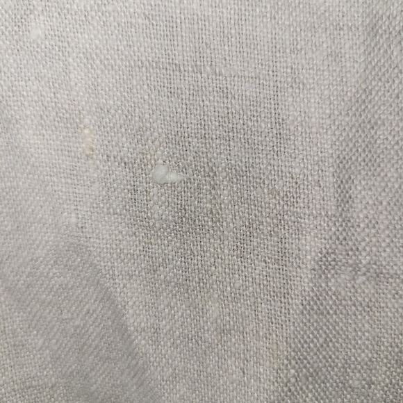 Bryn walker Naida Linen 3/4 Sleeve Asymmetrical Tunic midi dress beige medium - Picture 5 of 8